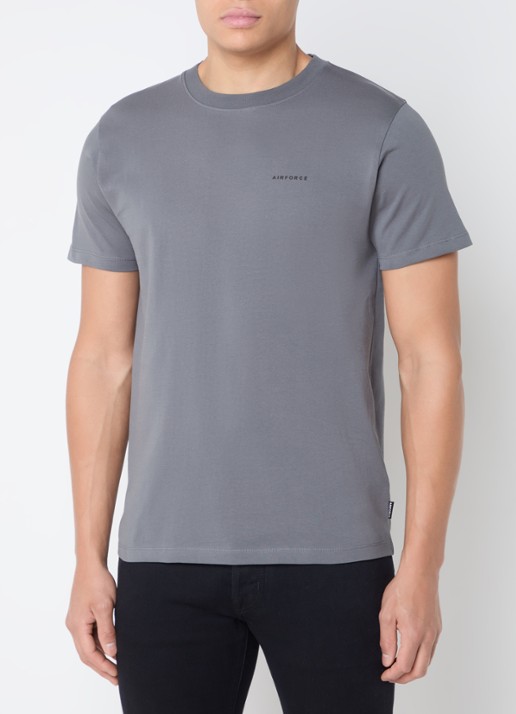 Airforce T-shirt van  katoen met logo
