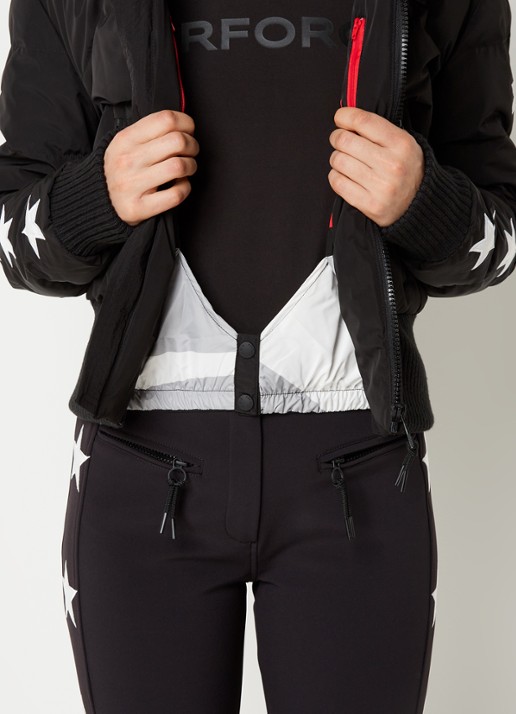 Airforce Taos ski-jas met ritszakken en capuchon - detail 6 zwart