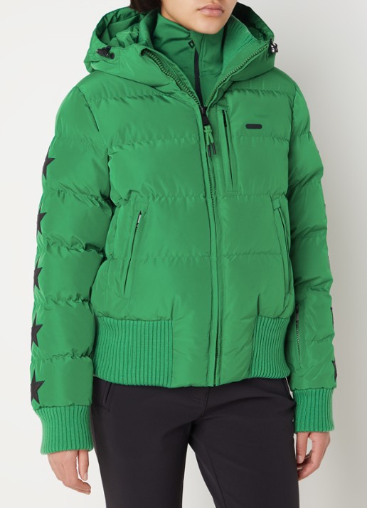 Airforce Taos ski-jas met ritszakken en capuchon - detail 3 groen