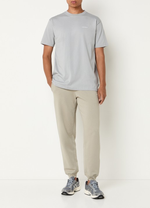 Airforce Tapered fit joggingbroek met steekzakken - voorkant 3 khaki