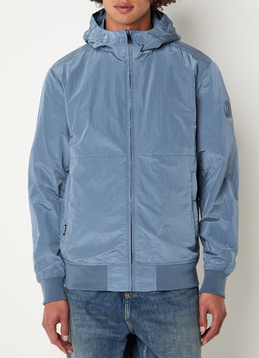 Airforce Windjack met capuchon en ritszakken