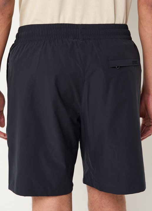 Airforce Zwemshorts met logo en steekzakken - achterkant 3 donkerblauw