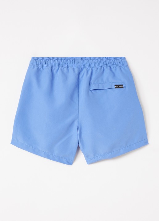 Airforce Zwemshorts met logo - voorkant 2 lichtblauw
