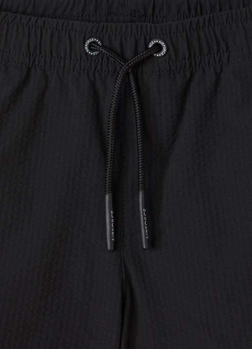 Airforce Zwemshorts met logo - detail 3 zwart