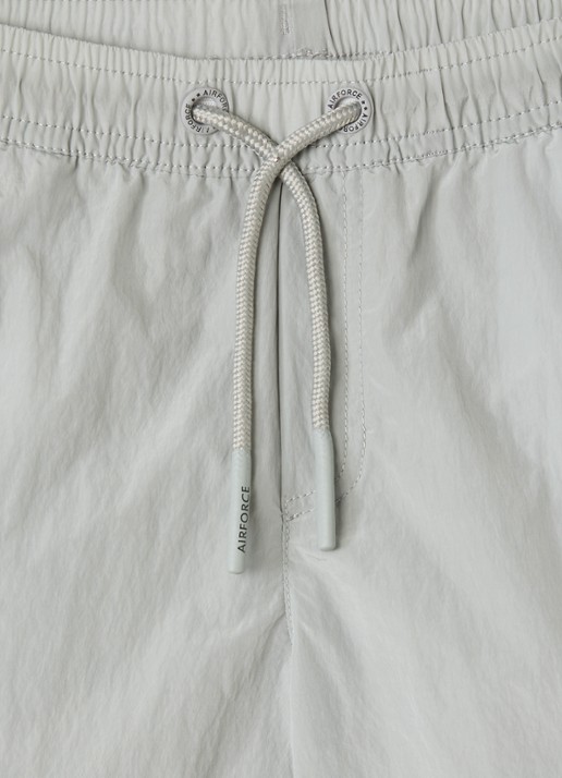 Airforce Zwemshorts met logo - detail 3 lichtgrijs