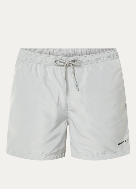 Airforce Zwemshorts met logo - voorkant 3 grijs
