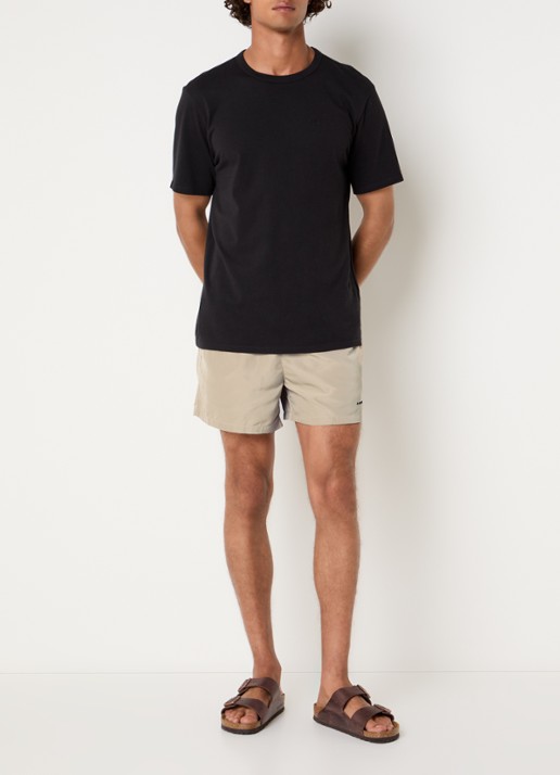 Airforce Zwemshorts met logo - voorkant 2 beige