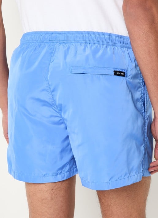 Airforce Zwemshorts met logo - achterkant 2 blauw