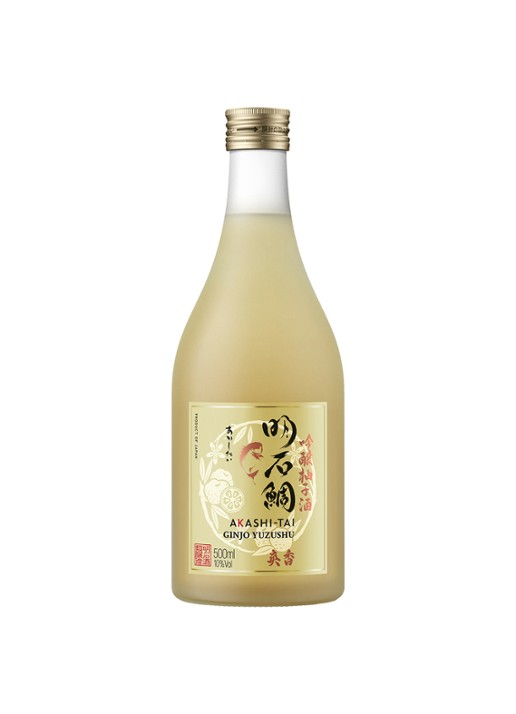 Akashi Tai Ginjo Yuzushu sake 500 ml - voorkant undefined