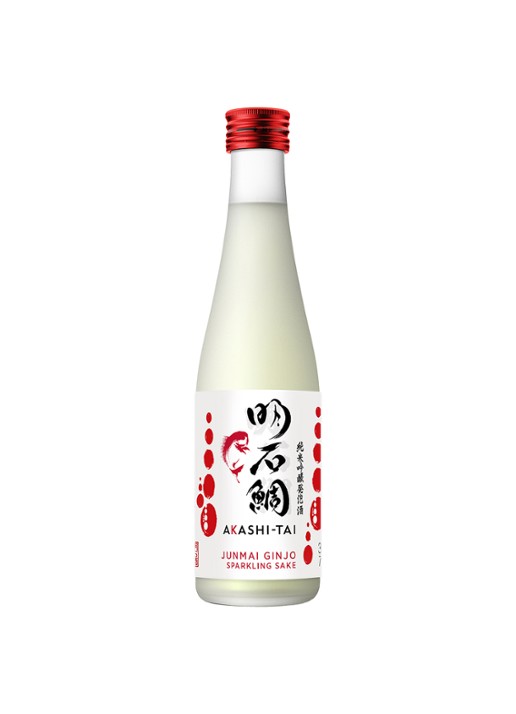 Akashi Tai Junmai Ginjo Sparkling sake 300 ml - voorkant undefined