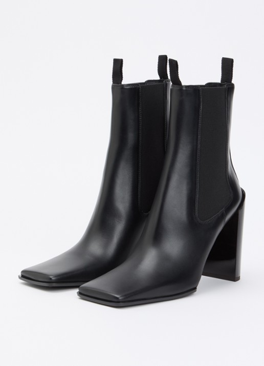 Alaïa Chelsea boot van kalfsleer  - detail zwart