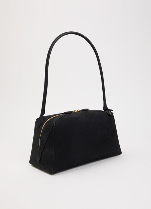 Alaïa Medium Bowling schoudertas van leer - achterkant 6 zwart