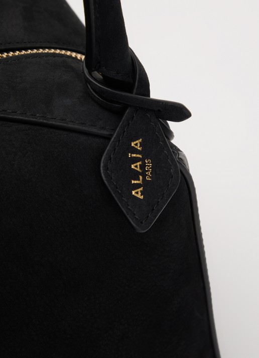 Alaïa Medium Bowling schoudertas van leer - detail 3 zwart