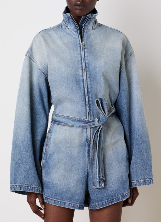 Alaïa Straight fit jumpsuit van denim
