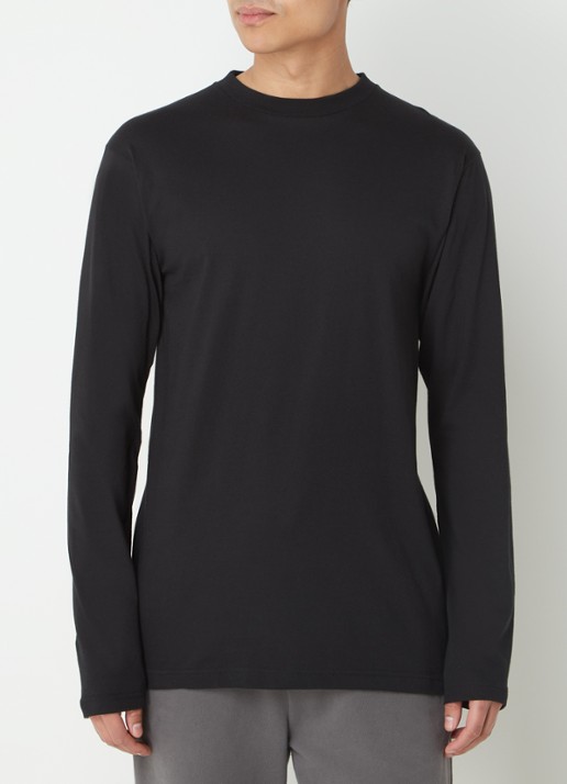 Alan Red Virginia longsleeve met ronde hals in 2-pack