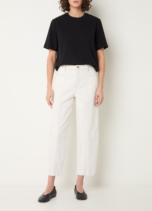 alchemist Alchemist Summer mid waist balloon fit jeans met gekleurde wassing - voorkant 3 creme