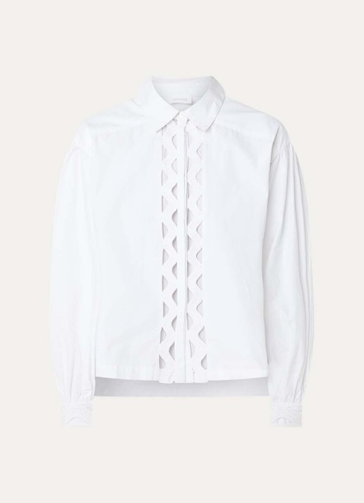 alchemist Eva blouse met opengewerkt dessin