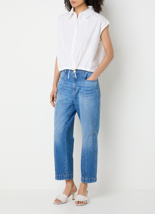 alchemist Flora blouse met kraag - voorkant 2 wit