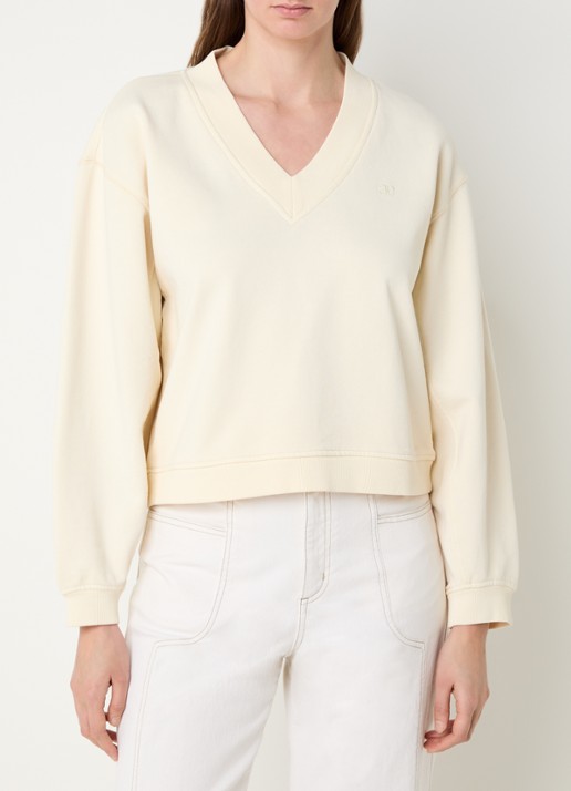 alchemist Gaia sweater met V-hals en logoborduring