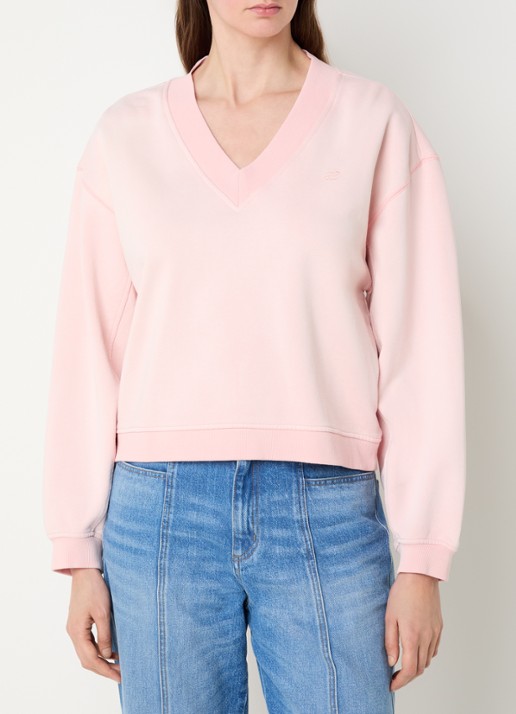 alchemist Gaia sweater met V-hals en logoborduring
