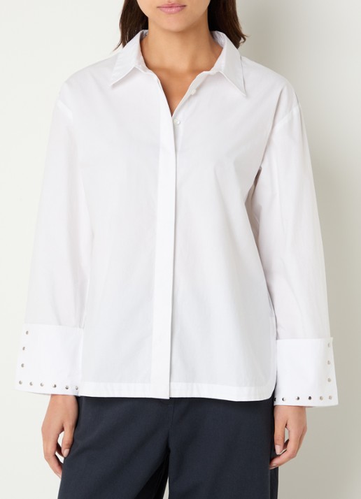 alchemist Isabel blouse met studs - detail 4 wit