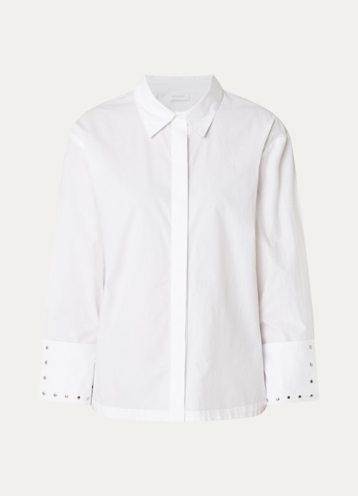 alchemist Isabel blouse met studs - voorkant wit