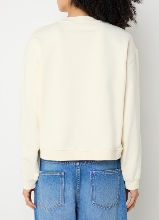 alchemist Isla sweater met print - achterkant lichtgeel