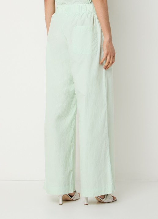 alchemist Moonflower high waist loose fit broek met steekzakken - achterkant mint