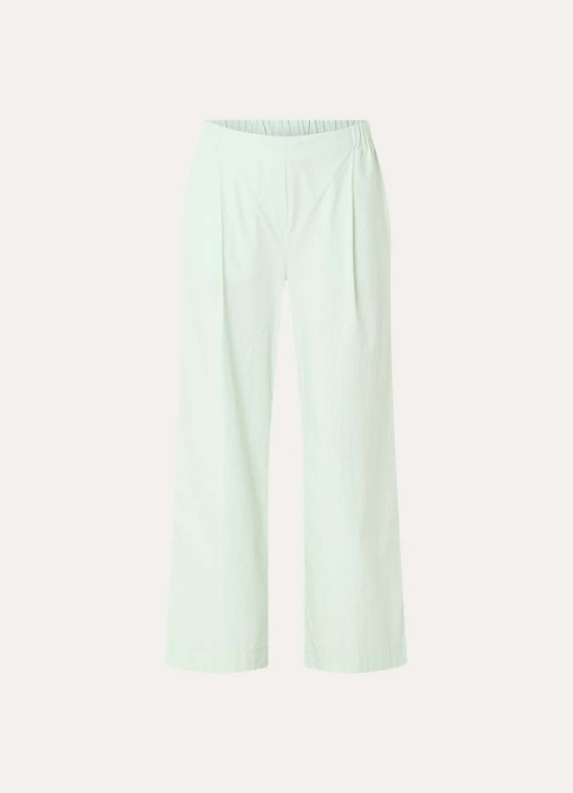 alchemist Moonflower high waist loose fit broek met steekzakken - voorkant 2 mint