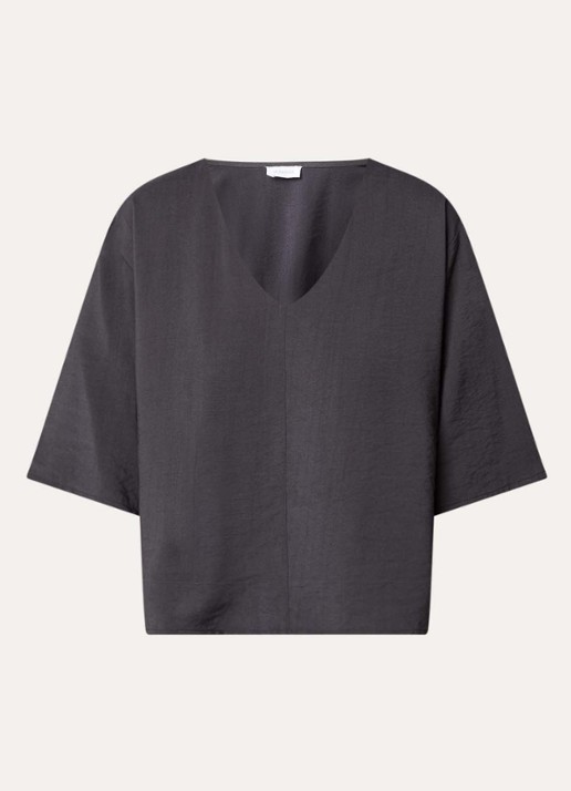 alchemist Romi T-shirt met V-hals - voorkant antraciet
