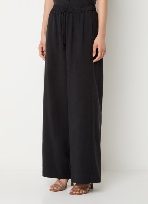 alchemist Sammy mid waist loose fit pantalon in linnenblend met steekzakken