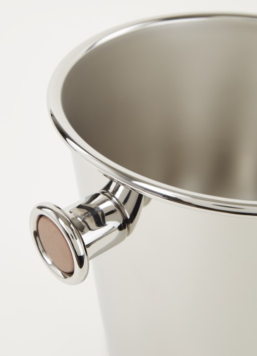 Alessi 5052 wijnkoeler van roestvrij staal 25 cm - detail 3 zilver