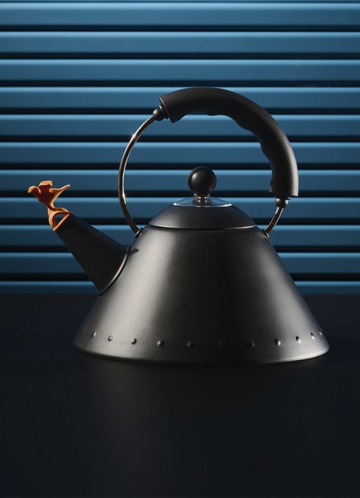 Alessi 9093 fluitketel 2 liter - achterkant 2 zwart