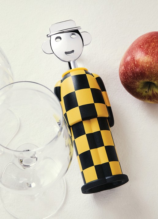 Alessi Alessandro M kurkentrekker - voorkant 4 zwart
