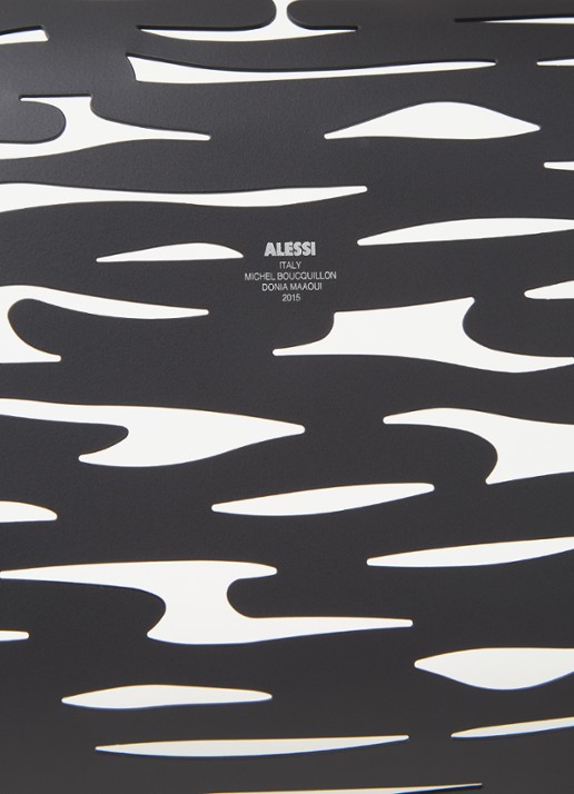 Alessi Bark dienblad 51,5 cm - detail zwart