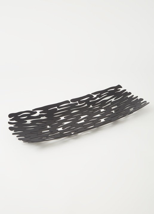 Alessi Bark dienblad 51,5 cm - voorkant 3 zwart