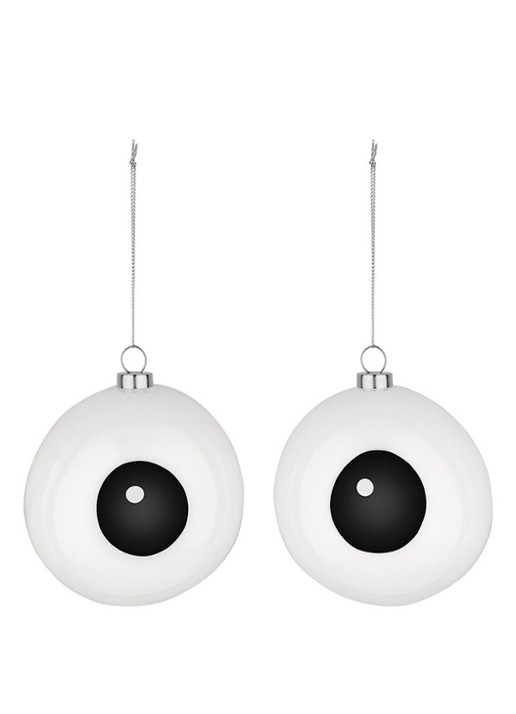 Alessi Carol kersthanger 10,5 cm set van 2