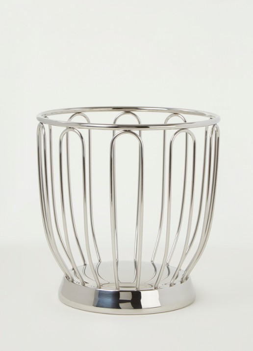 Alessi Citrusmand 22 cm - voorkant 2 zilver