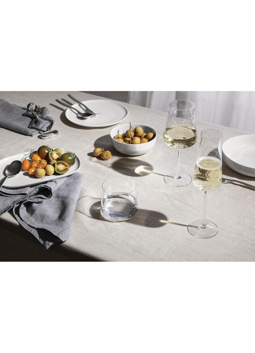 Alessi Eugenia witte wijnglas 45 cl - achterkant 2 transparant