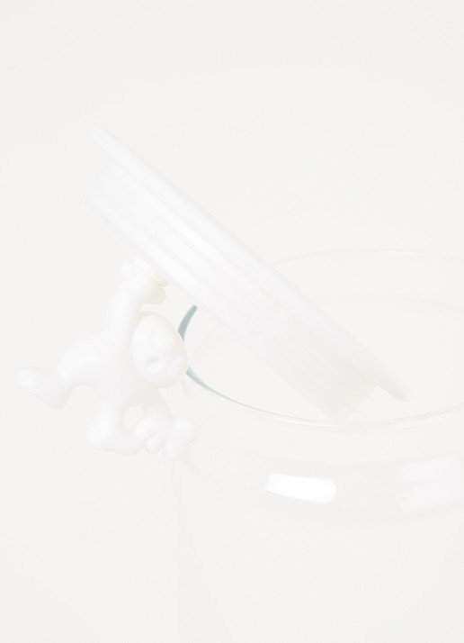 Alessi Gianni voorraadpot  - detail 3 wit