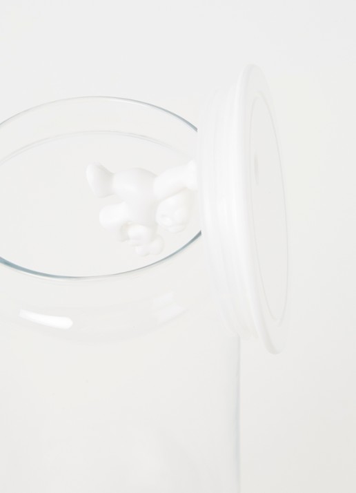 Alessi Gianni voorraadpot  - detail wit