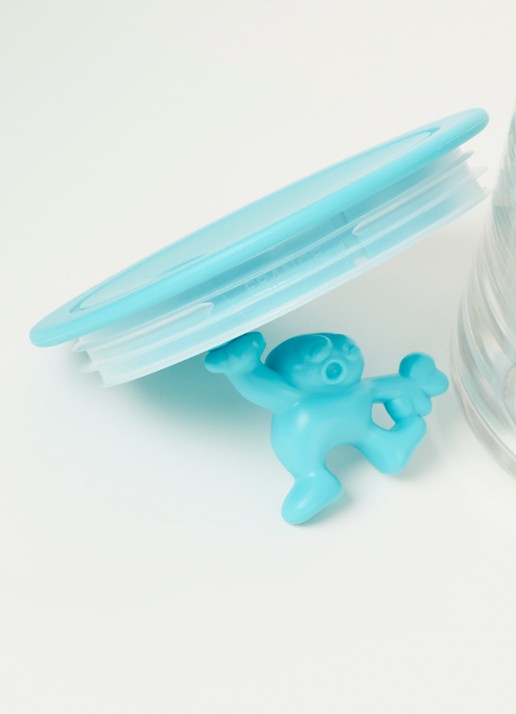 Alessi Gianni voorraadpot - detail turquoise