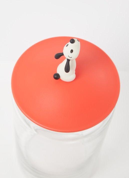 Alessi Lula voorraadpot 27 cm - voorkant 2 transparant