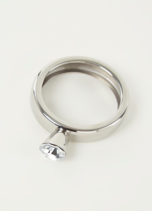 Alessi Noè druppelstop ring - detail zilver
