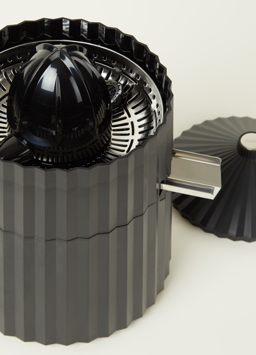 Alessi Plissé elektrische citruspers MDL07B - detail 3 zwart