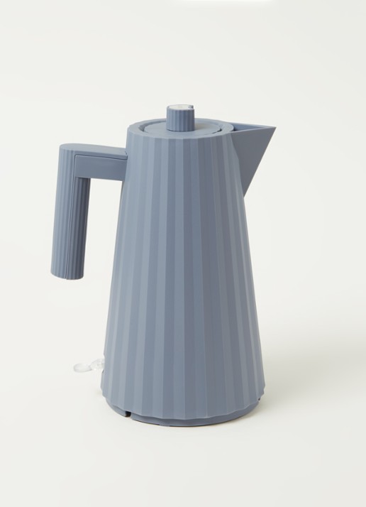 Alessi Plissé waterkoker 1,7 liter - voorkant 2 grijs