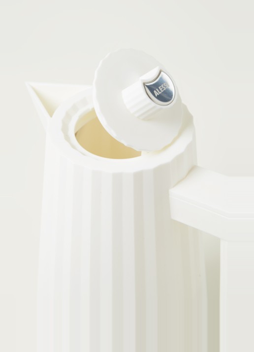Alessi Plissé waterkoker 1,7 liter - detail 3 wit