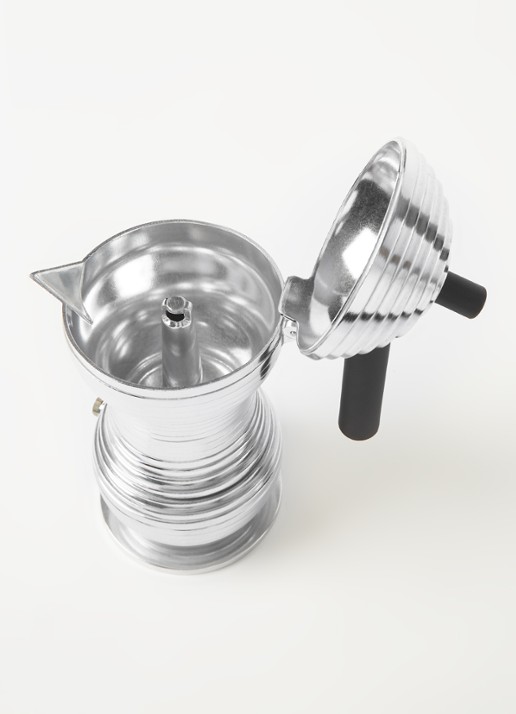 Alessi Pulcina koffiemaker 15 cl - detail 3 zilver
