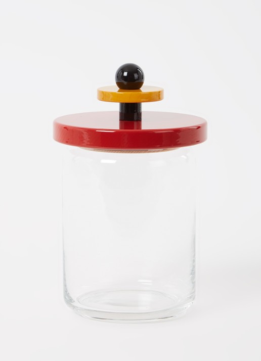 Alessi Values Barattolo voorraadpot 1 liter - voorkant 3 steenrood