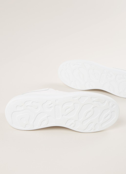 Alexander McQueen Oversized sneaker van kalfsleer - detail 5 wit